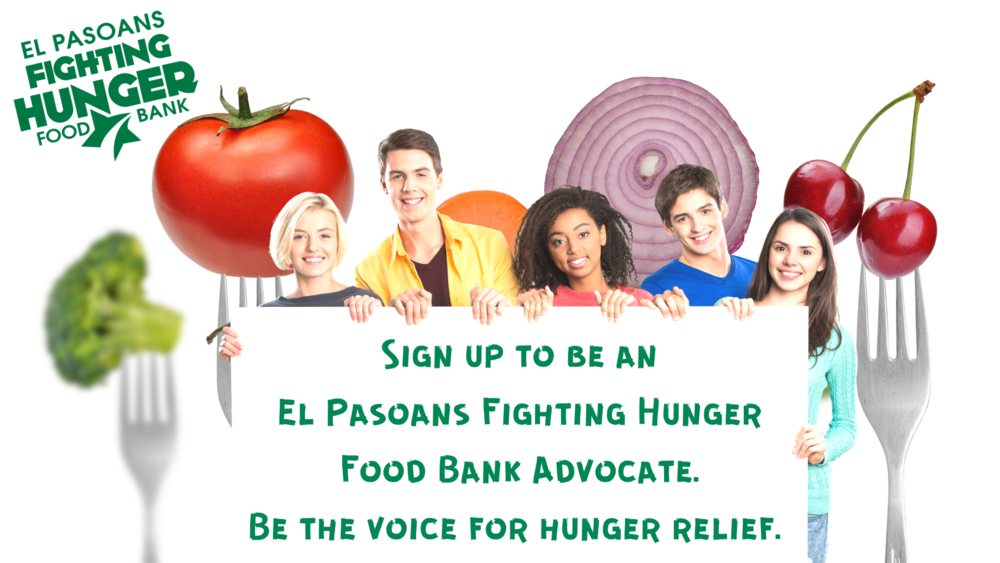 Be and El Pasoans Fighting Hunger Advocate!
