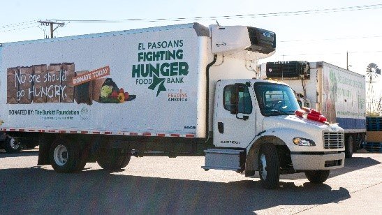 Companies and The Burkitt Foundation Come Together to Donate Trucks to El Pasoans Fighting Hunger