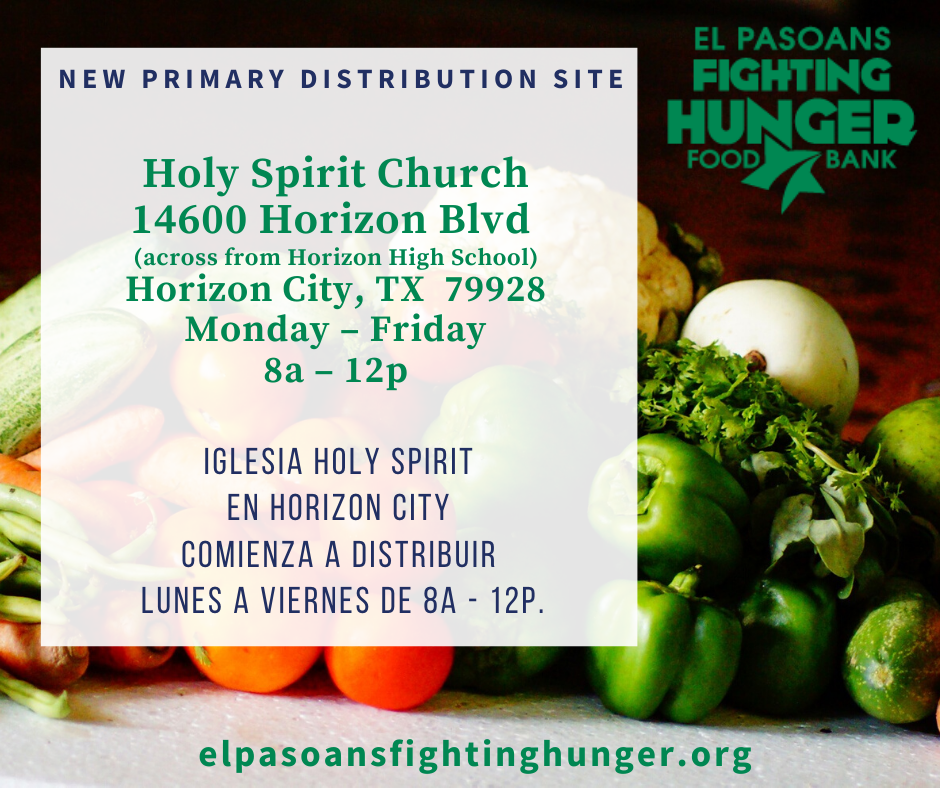 Holy Spirit Church now a primary distribution site 