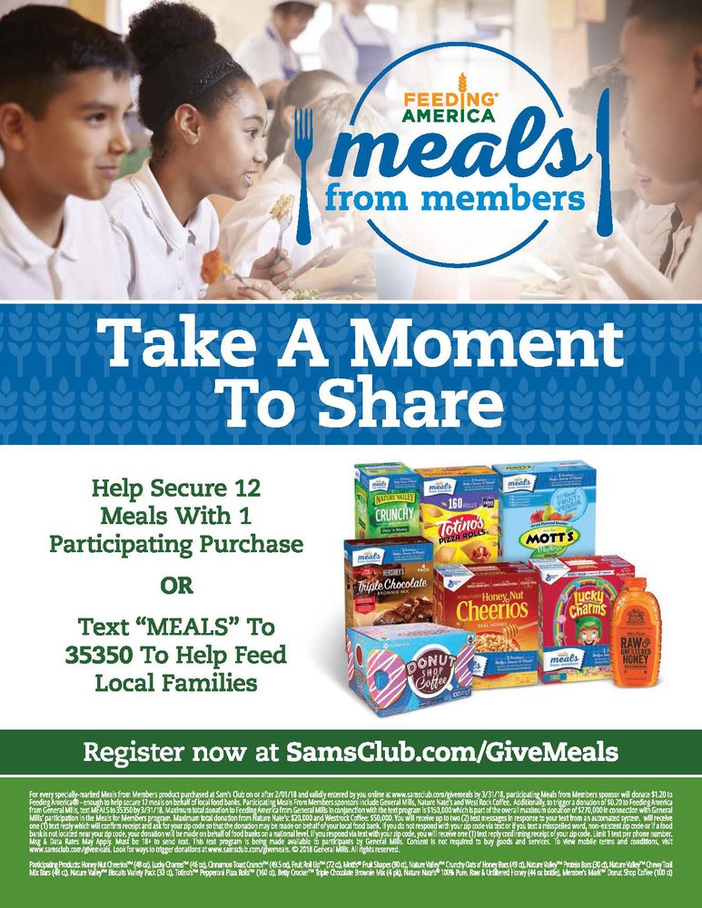 Sam&#039;s Club Meals from Members 
