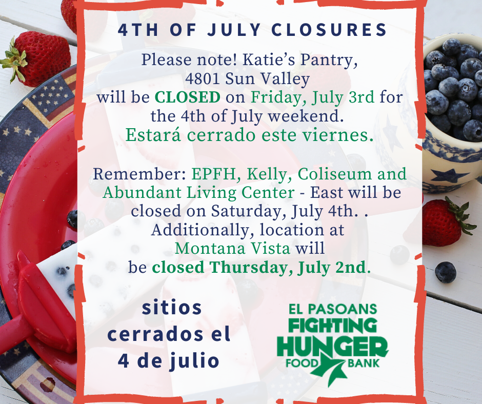 Take Note: 4th of July Closures  