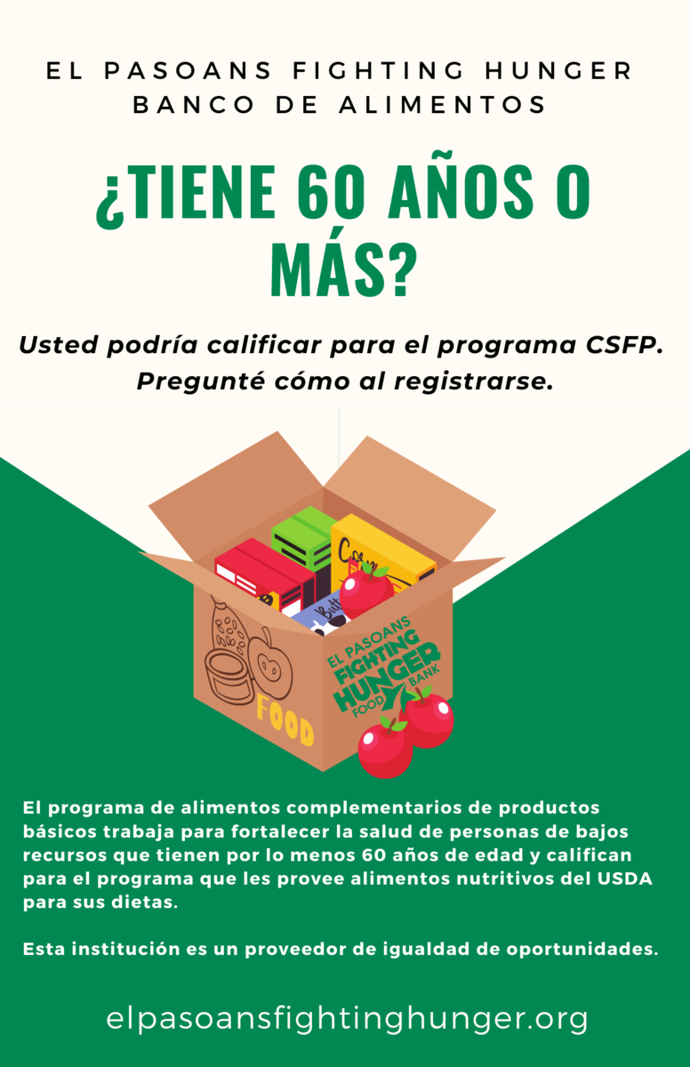 Commodity Supplemental Food Program (CSFP) 