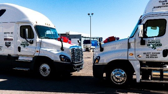 Companies and The Burkitt Foundation Come Together to Donate Trucks to El Pasoans Fighting Hunger