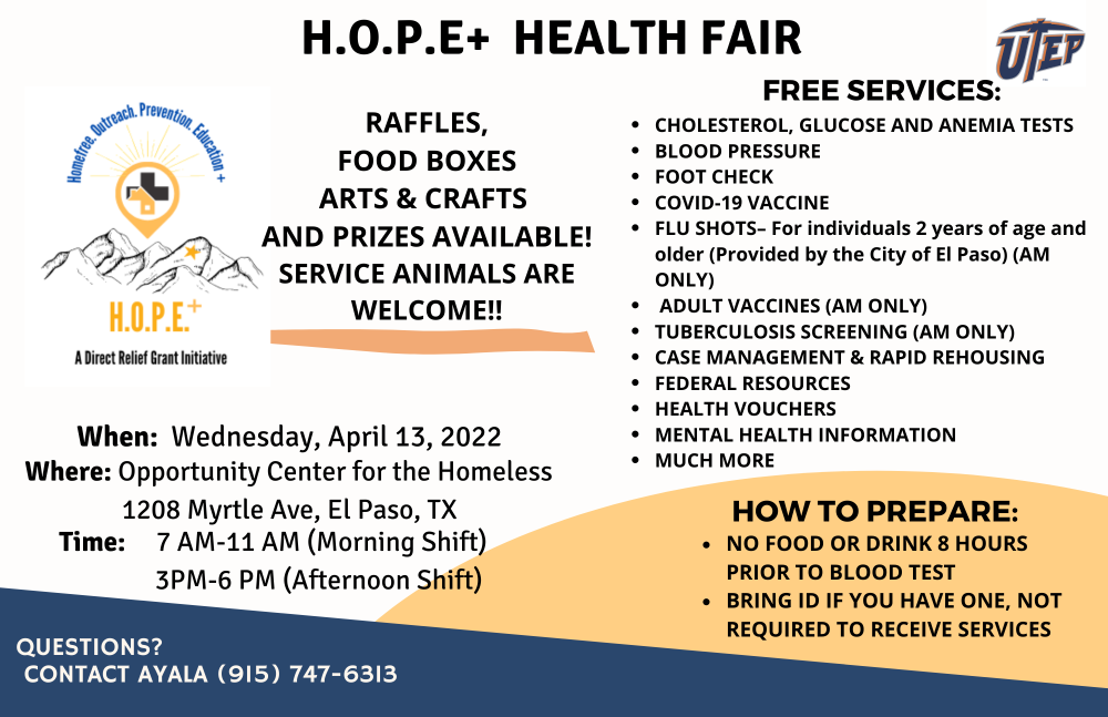 H.O.P.E+ Health Fair