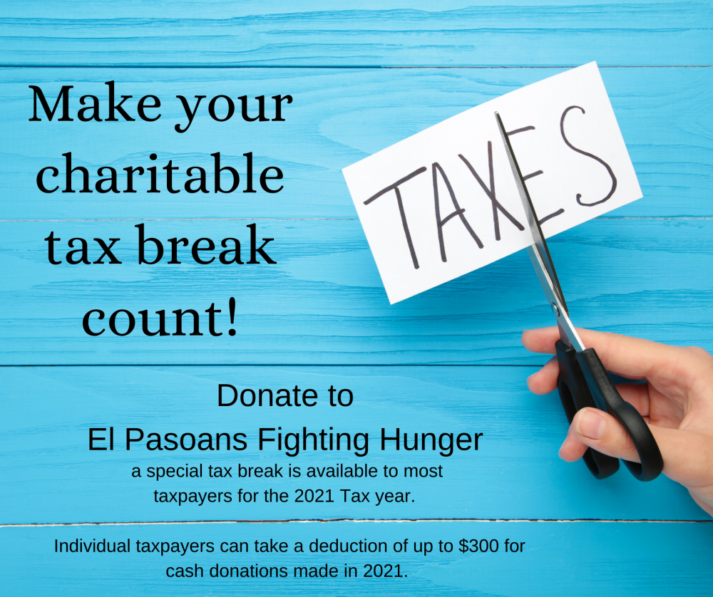 Make charitable donation - get tax break