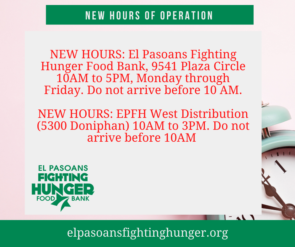 New Hours of Operation Effective Aug. 9