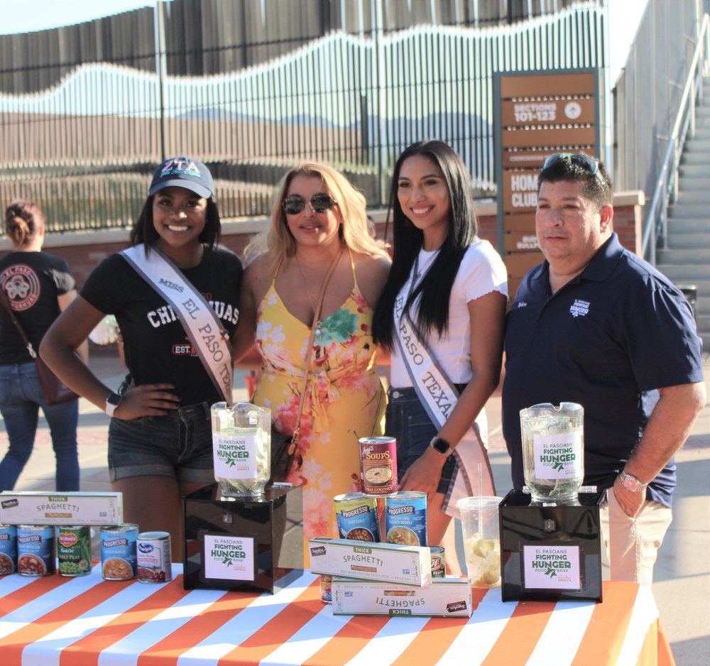 The Chihuahuas, El Pasoans Fighting Hunger, and Whataburger Team Up to  Raise Food and Money.