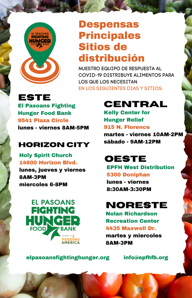 UPDATED Primary Food Distribution Sites 